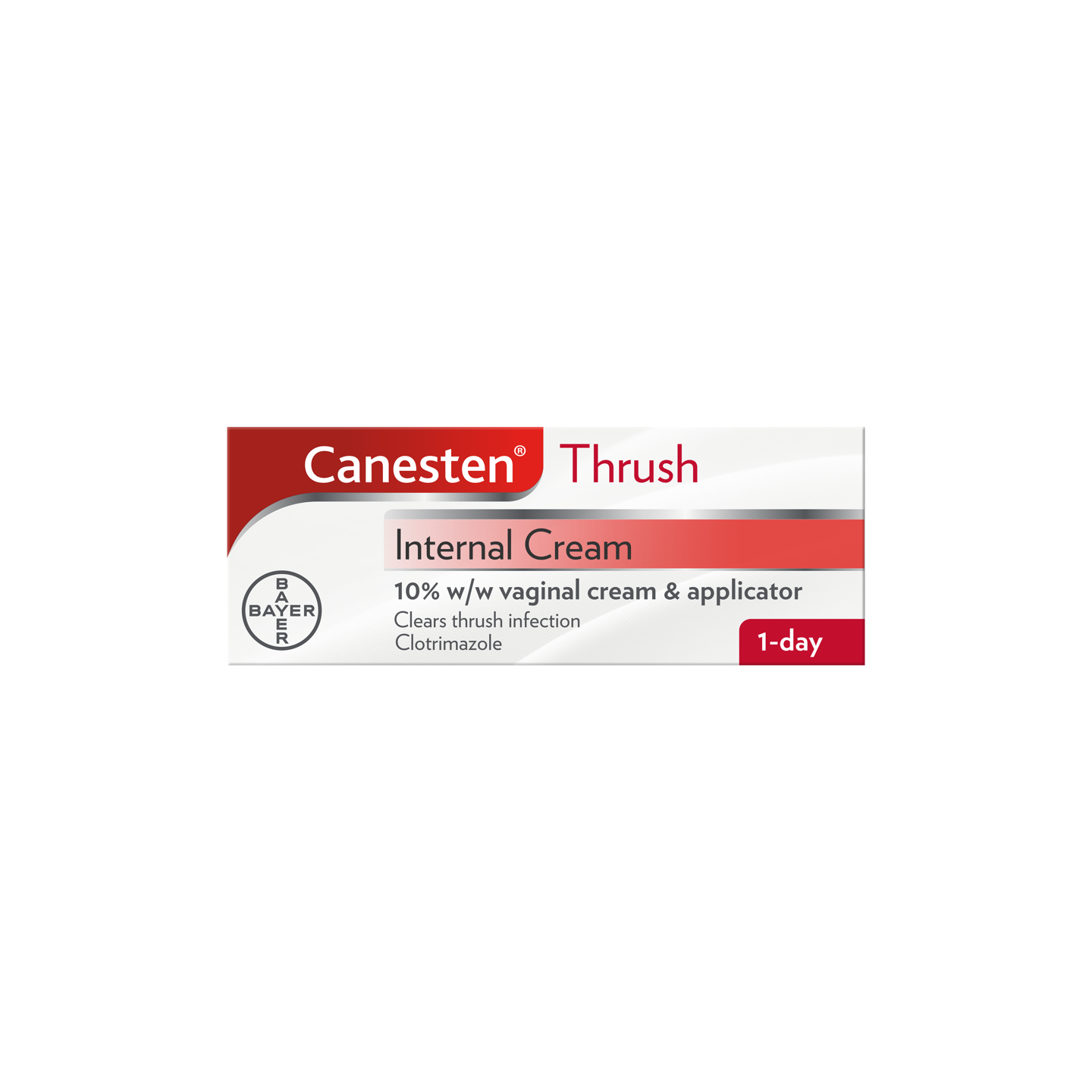 Canesten Thrush Internal Cream 10% w/w vaginal cream with pre-filled applicator